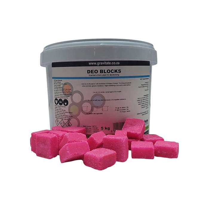 GRAVITATE Scented Urinal Deodorant Blocks 5kg Bulk Pack
