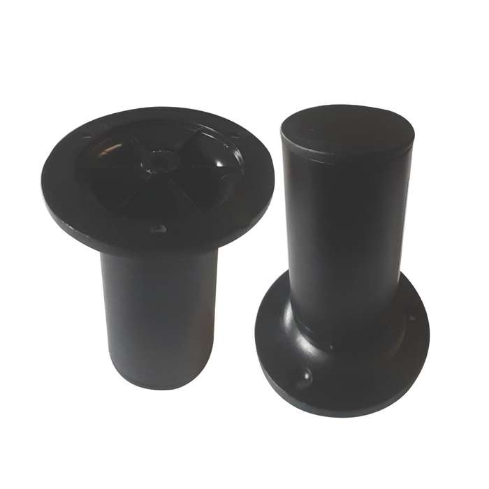 ROCO Levelling Adjustable Legs With Top Plate Black 100mm x 50mm
