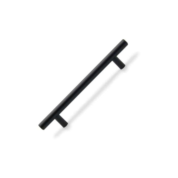 ROCO Cupboard Handle Bar Hollow Black 160mm x 12mm