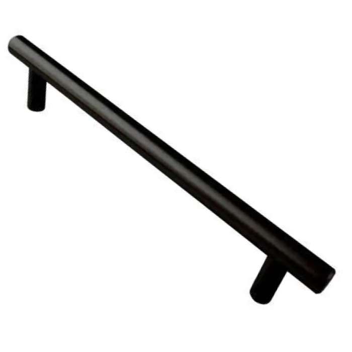 ROCO Cupboard Handle Bar Hollow Black 96mm x 12mm ( 5 Pack )