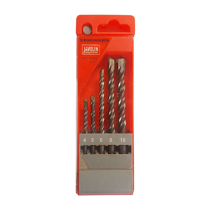 JAVELIN Drill Bit Set Concrete 5 Piece Hq