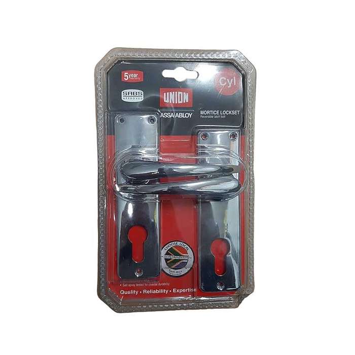 UNION Lockset Cylinder Profile Gower Chrome 2 x 28sn