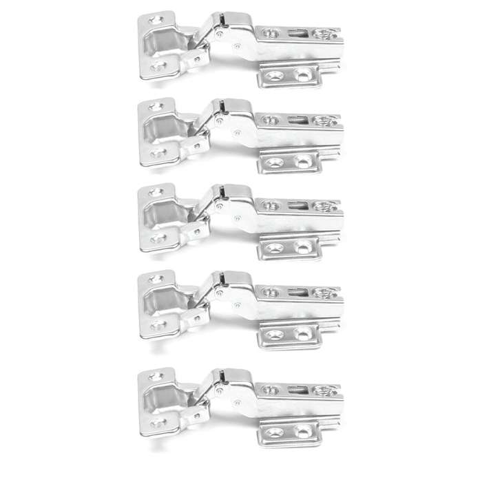 ROCO 110 Degree Soft Closing 4 Hole Base Plated Cupboard Hinge 9mm ( 5 Pack )