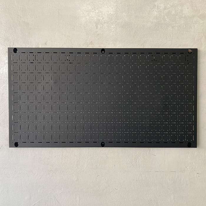 CLIP-FIT Powder Coated Mild Steel Pegboard 1200mm x 500mm