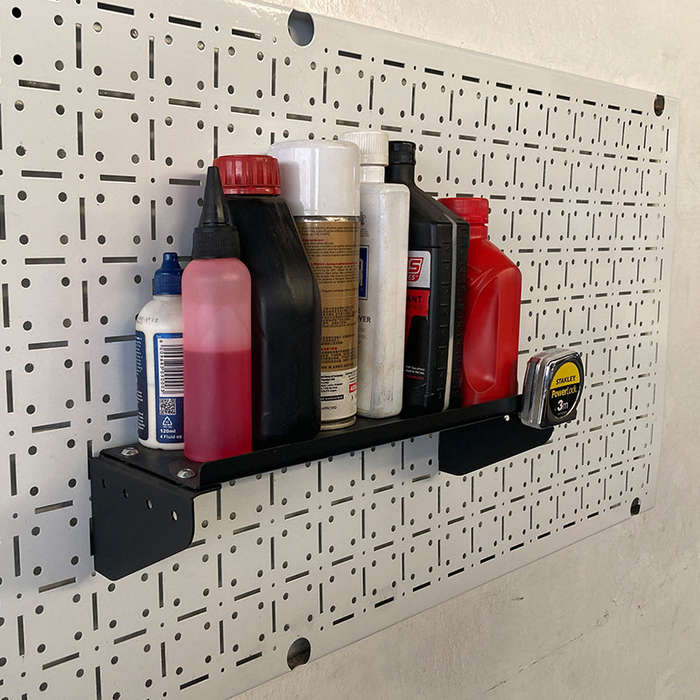 CLIP-FIT Pegboard Shelves