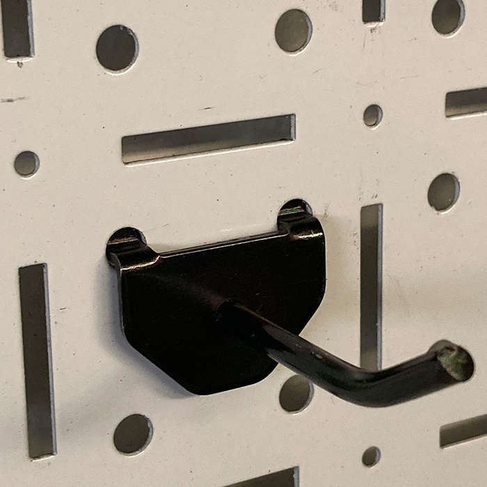 CLIP-FIT Pegboard Galvanized Standard Hooks ( Pack of 10 )