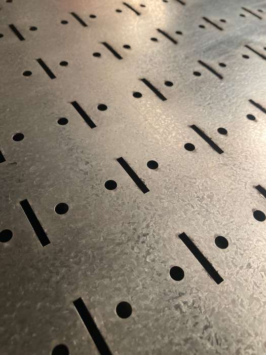 CLIP-FIT Pre Galvanized Pegboard 900mm x 400mm
