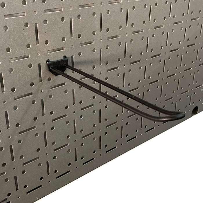 CLIP-FIT Pegboard Galvanized Retail Hooks ( Pack of 10 )