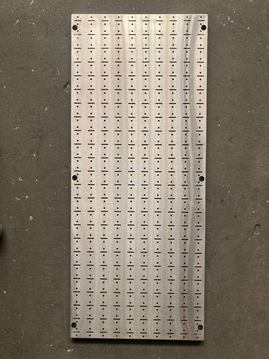 CLIP-FIT Pegboard 430 Stainless Steel 900mm x 400mm