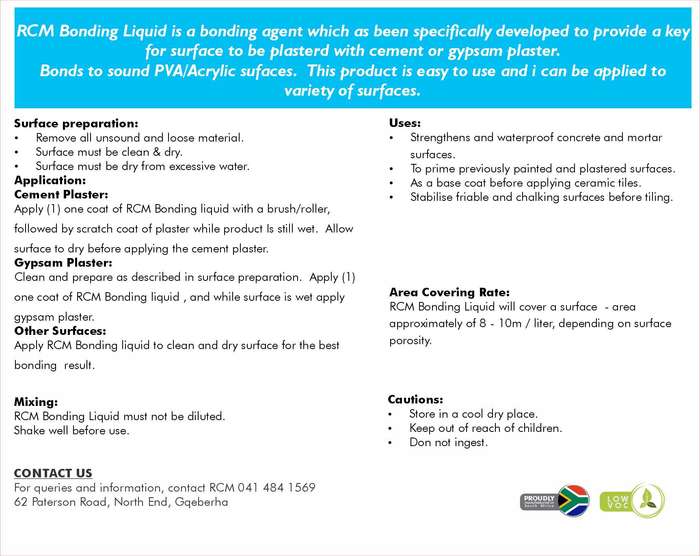 RCM Bonding Liquid