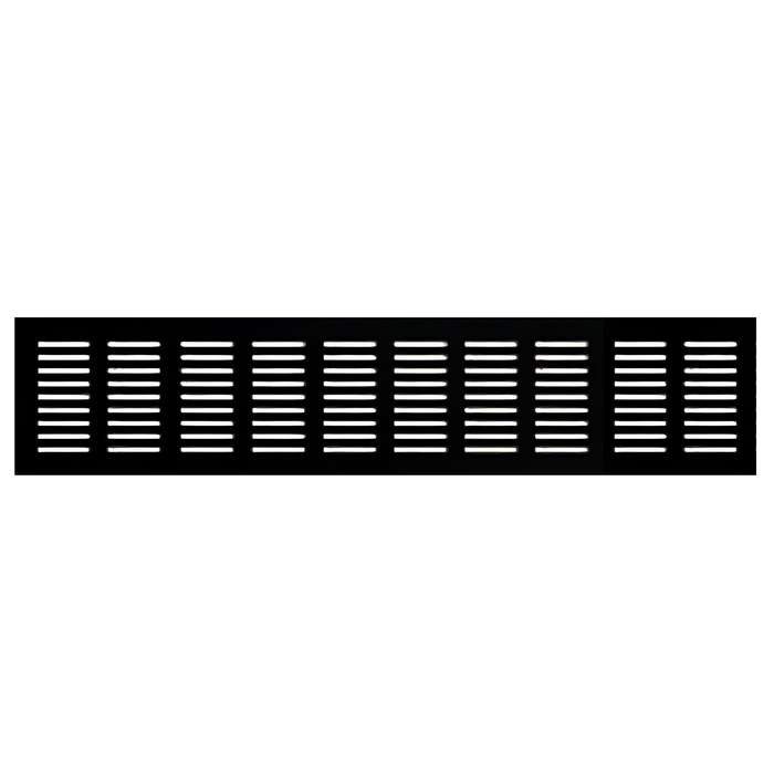 ROCO Aluminum Airvent Black 400mm x 80mm