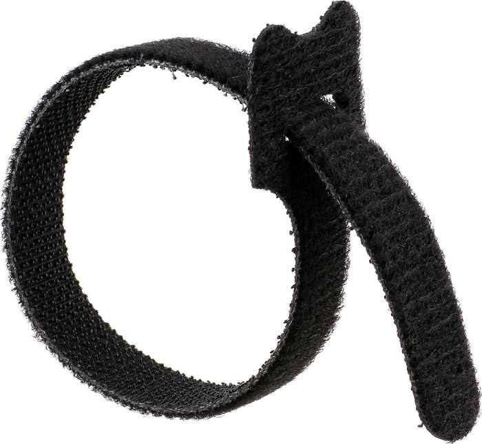 RUWAG Magic Reusable Velcro Cable Ties Black 12.5mm x 300mm ( Pack of 10 )