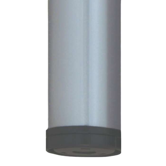 ROCO Worktop Table Leg Satin Chrome 870mm x 60mm