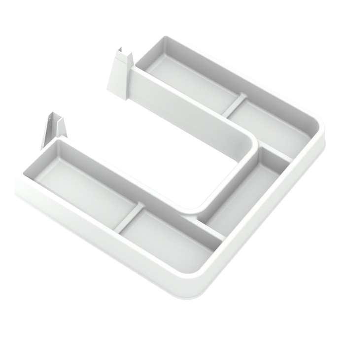 ROCO Onda Undersink Vanity Tray White