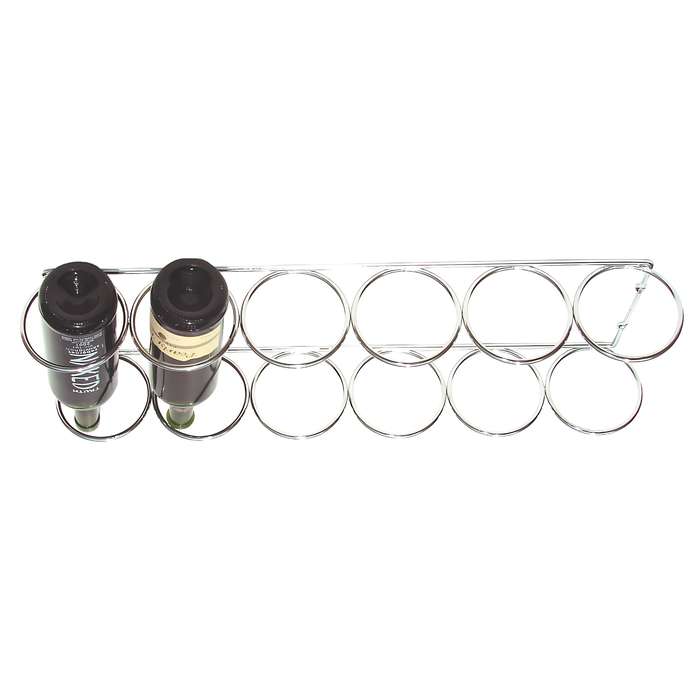 ROCO Wine Bottle Holder 6 Ring Chrome