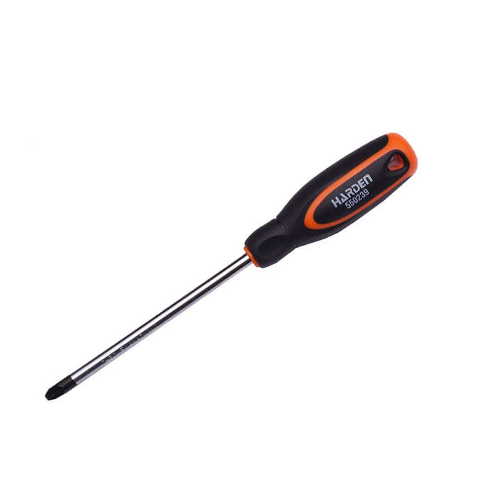 HARDEN Screwdriver with Soft Handle PZ3x150mm