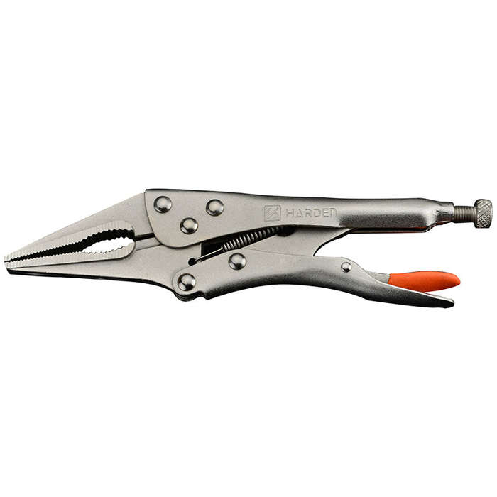 HARDEN Long Nose Lock Grip Pliers 9" (218mm)