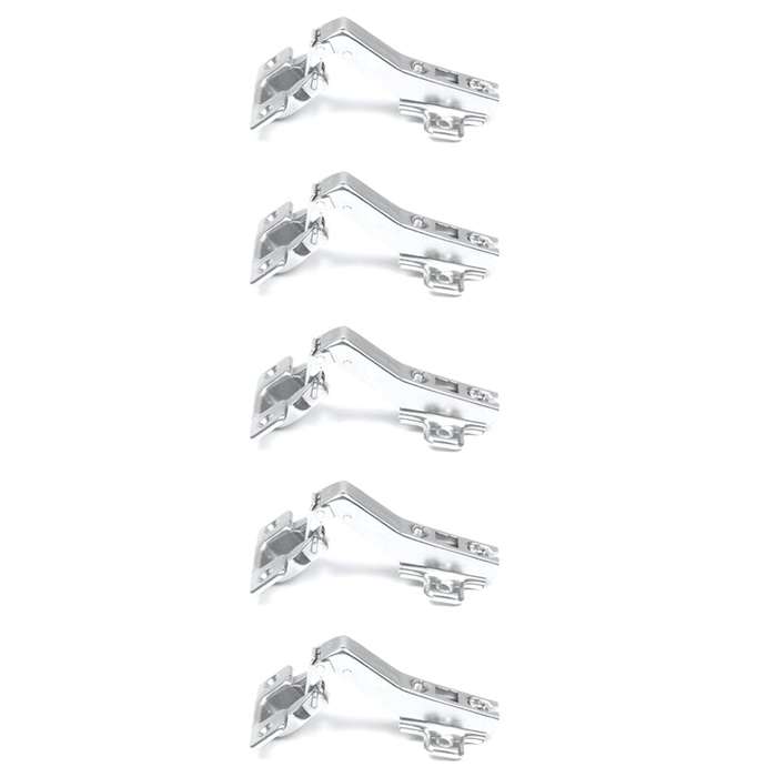 ROCO 45 Degree Soft Close 4 Hole Base Plate Cupboard Hinge ( 5 Pack )