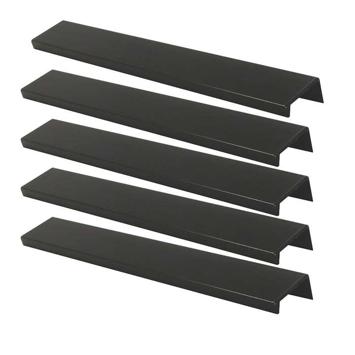 ROCO Cupboard And Drawer Handle Cover Matt Black 192mm x 32mm ( 5 Pack )