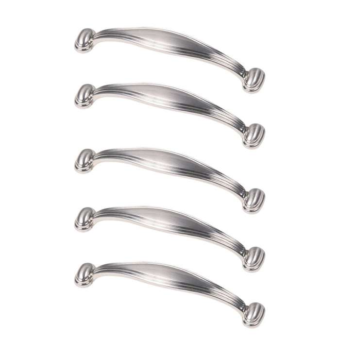 ROCO Victoria Antique Cupboard Handle Satin Chrome 96mm ( 5 Pack )