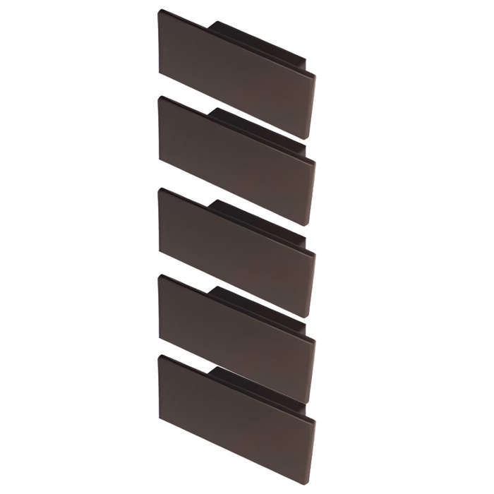 ROCO Tile Drawer Knob Dark Grey 32mm ( 5 Pack )
