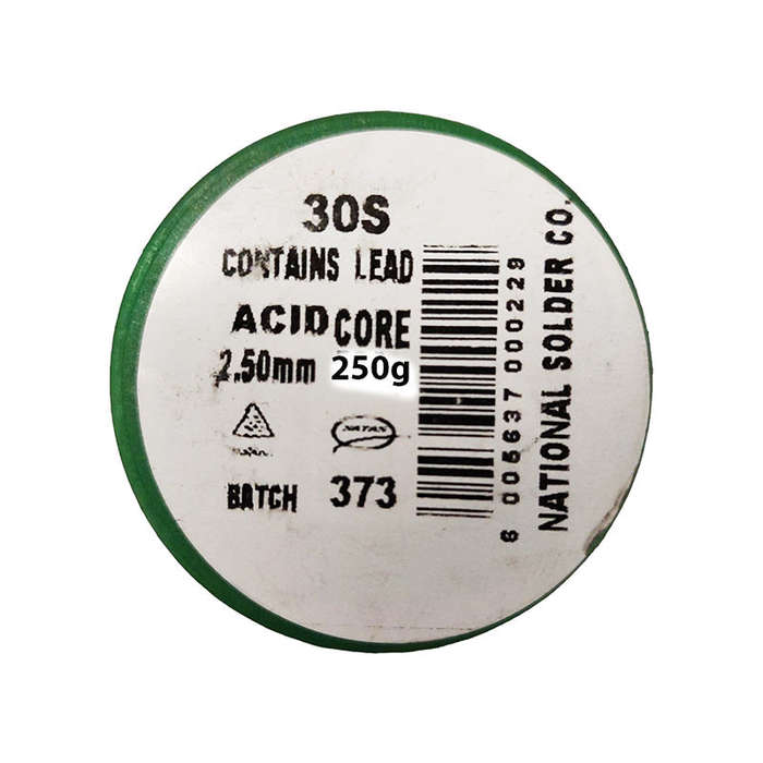 NASCO Solder Acid Core Reel 2.5mm 250g
