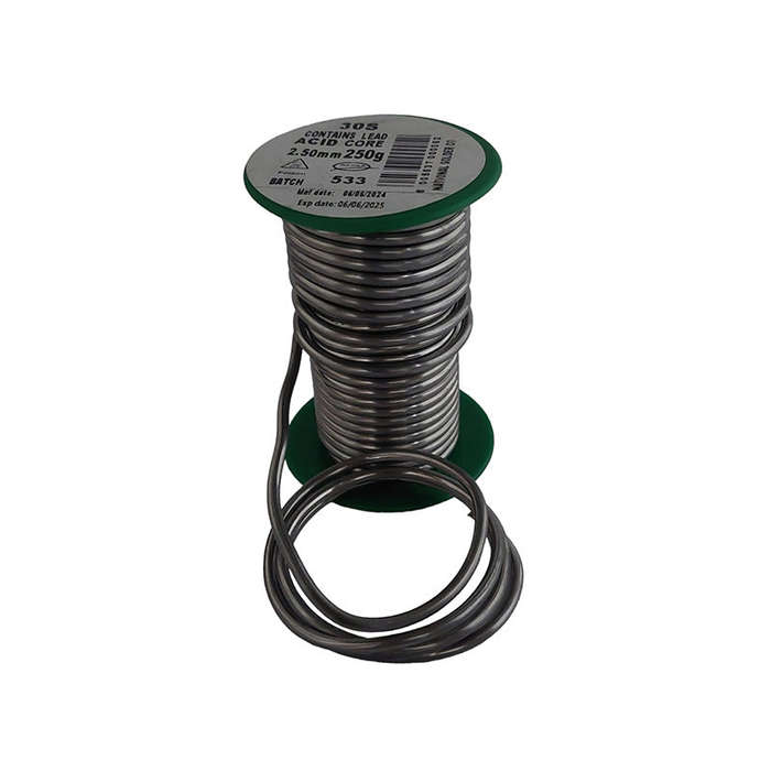 NASCO Solder Acid Core Reel 2.5mm 250g