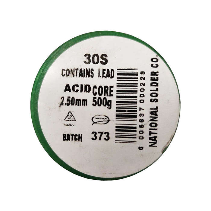 NASCO Solder Acid Core Reel 2.5mm 500g