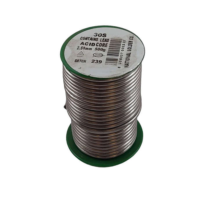 NASCO Solder Acid Core Reel 2.5mm 500g