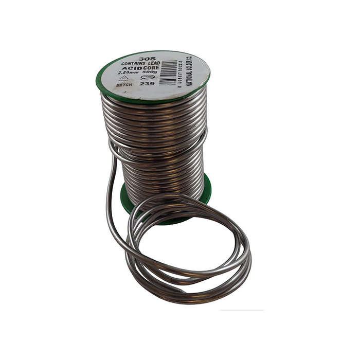 NASCO Solder Acid Core Reel 2.5mm 500g
