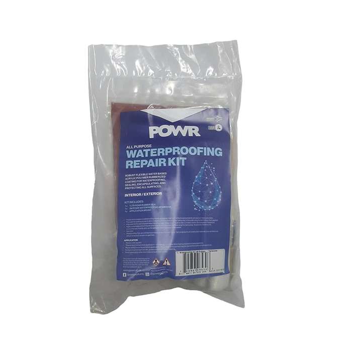 POWR RUBBER SEAL Waterproofing Kit All Purpose Terracotta 1 Litre
