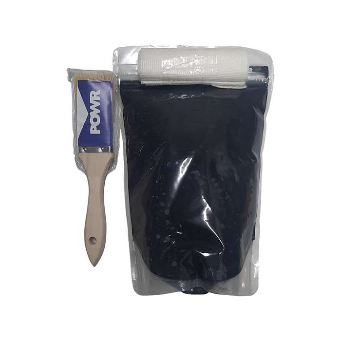 POWR RUBBER SEAL Waterproofing Kit All Purpose Black 1 Litre