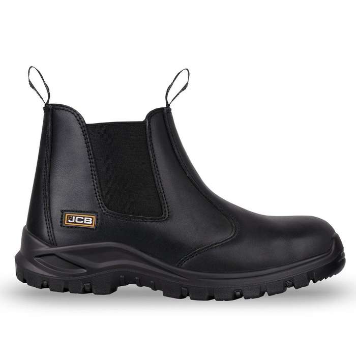 JCB Chelsea Black Steel Toe Men's Boot