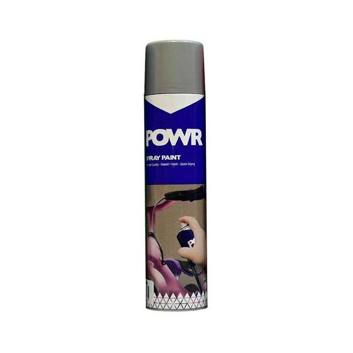 POWR Spray Paint STD 300ml Metal Silver