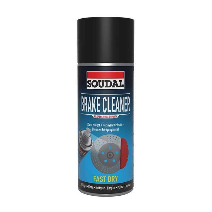 SOUDAL Brake Cleaner Fast Dry Aerosol Professional Quality 400ml