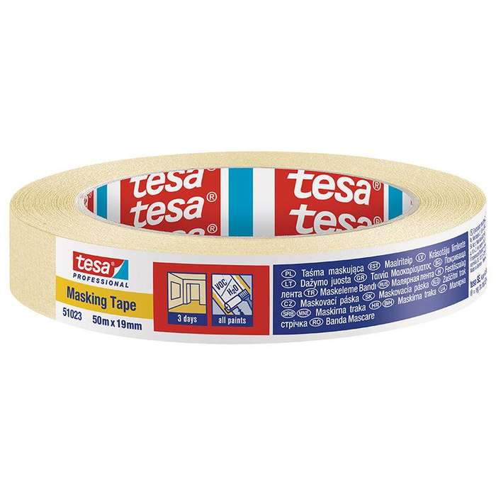 TESA General Purpose Masking Tape 50m x 19mm