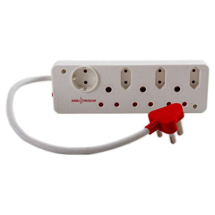United Electrical 7 Way Multiplug With Surge Protector