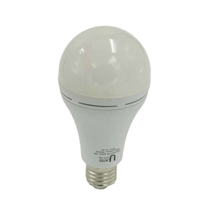 United Electrical 9 Watt Es Rechargeable Led Bulb Cool White