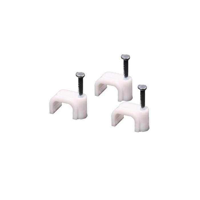 United Electrical Cable Clips Unit 8mm Flat ( Pack Of 100 )