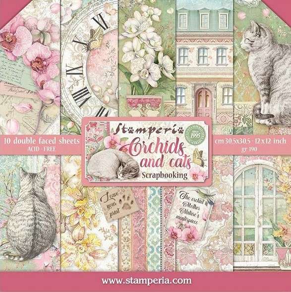 Stamperia - Orchids & Cats