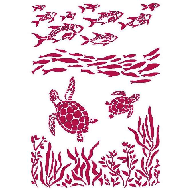 Stamperia - Sea Dream Fish & Turtles