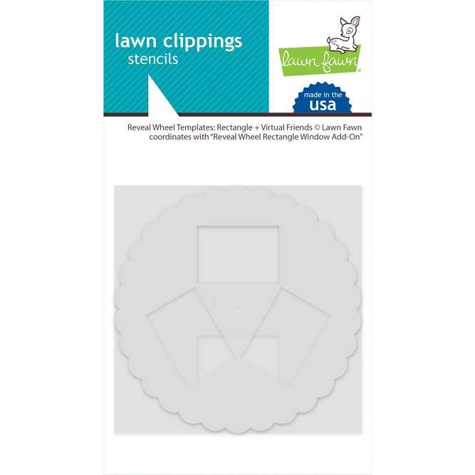 Lawn Fawn - Reveal Wheel: Rectangle/Virtual Friends