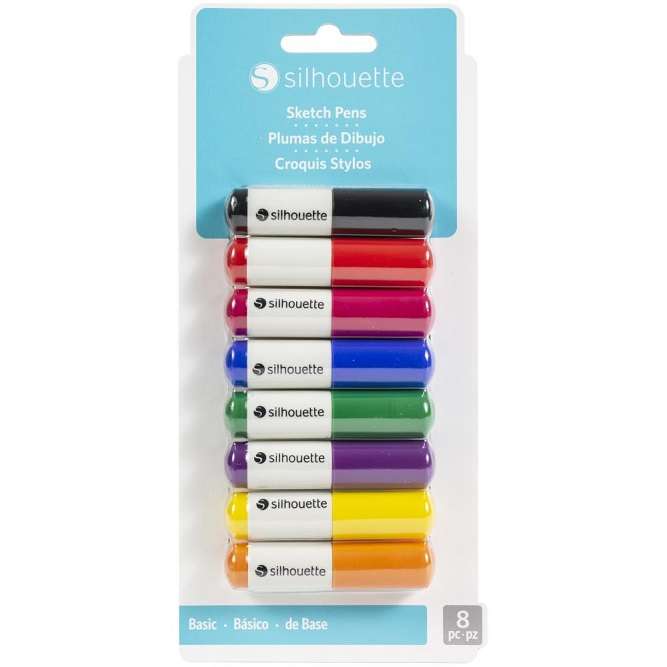 Silhouette Sketch Pens x8