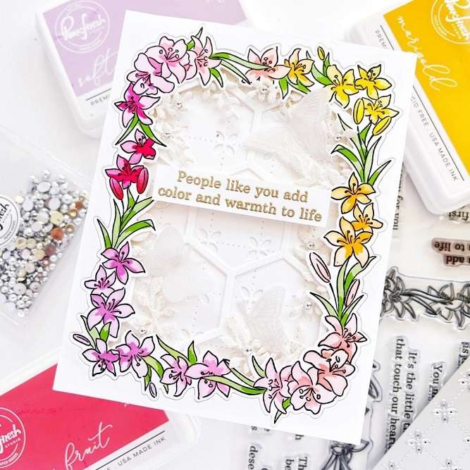 Pinkfresh - Lily Frame Layering