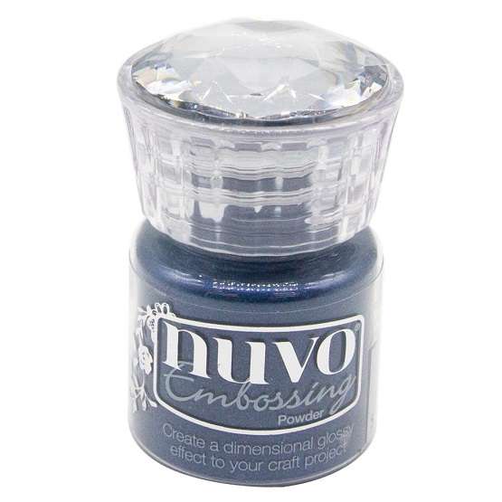 Nuvo Embossing Powder - Blue Depths