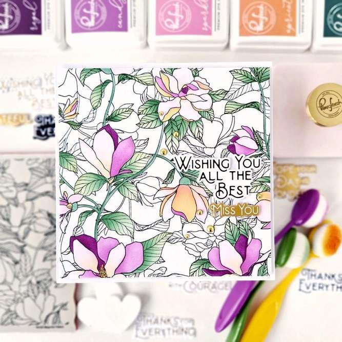Pinkfresh - Magnolia Pattern Layering
