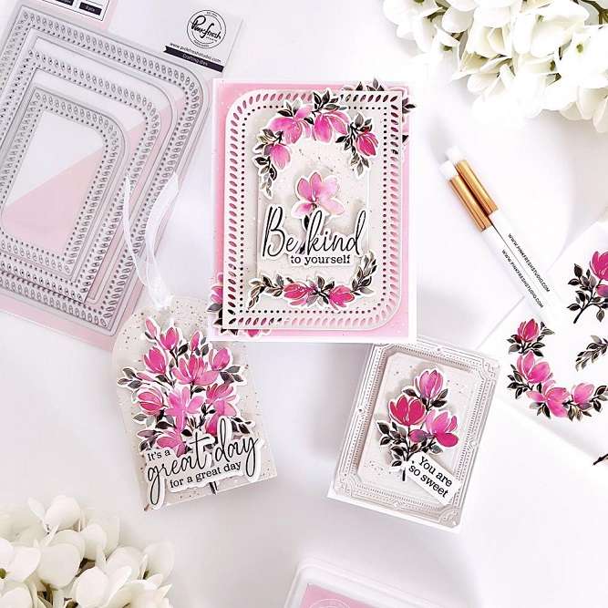 Pinkfresh - Artistic Magnolias Washi