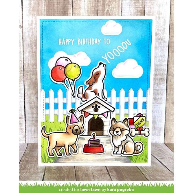 Lawn Fawn - Yappy Birthday
