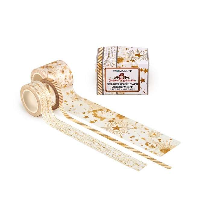 49 & Market - Christmas Golden Washi Tape Roll