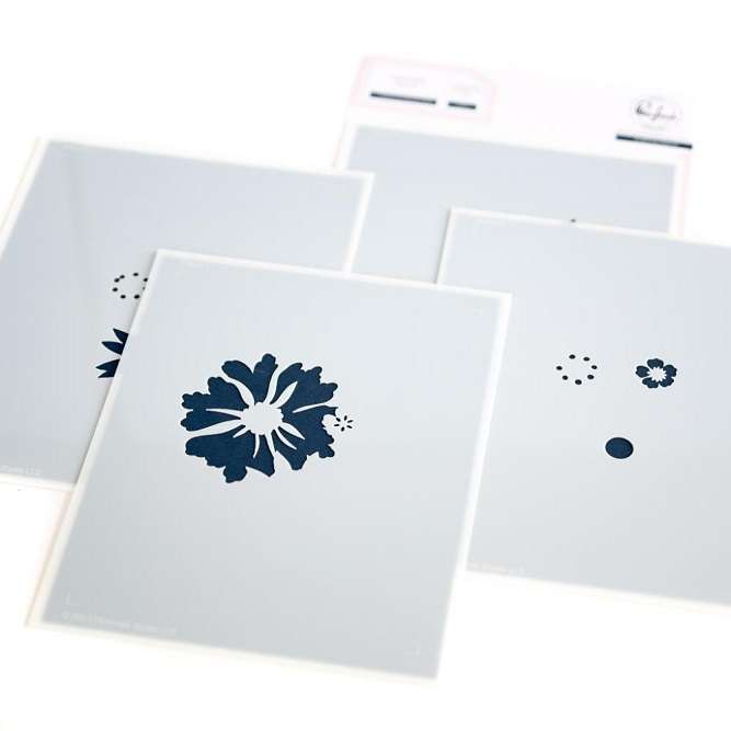 Pinkfresh - Thanks For Being There Stencils